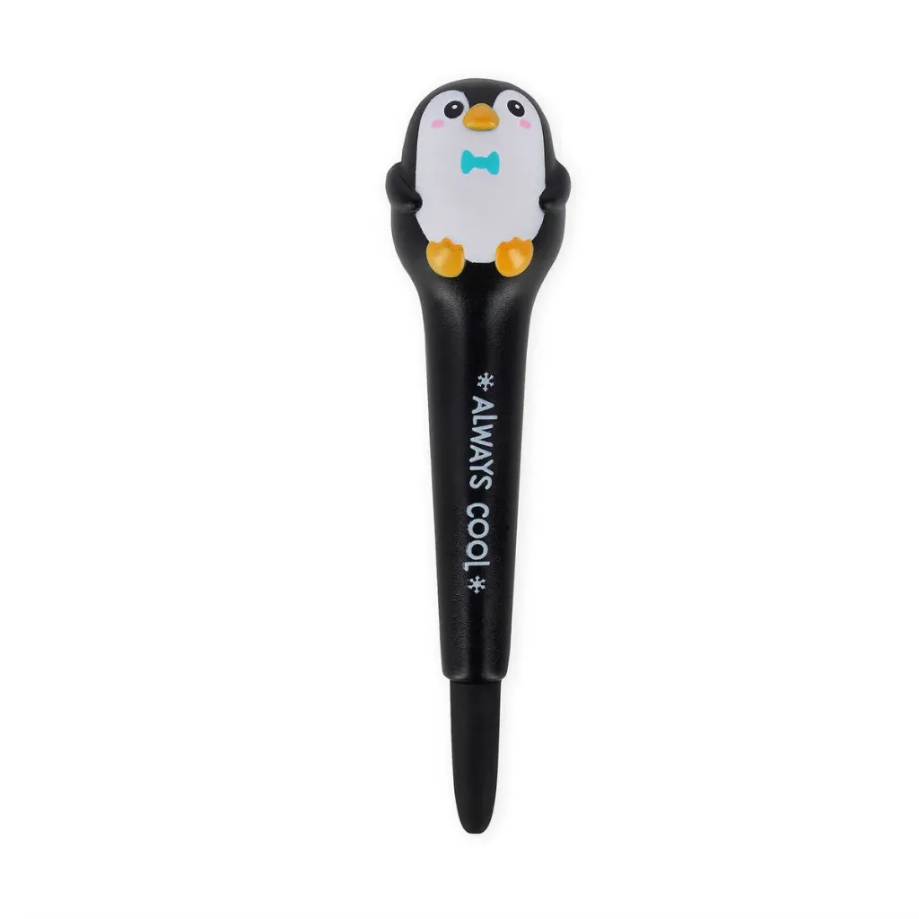 Stylo à Encre Gel Antistress Penguin « Always Cool » - Squeezies
