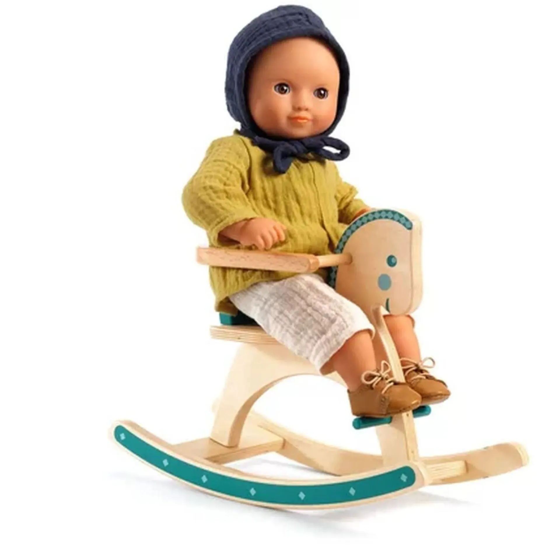 Cheval à bascule pour poupée Pomea - Djeco