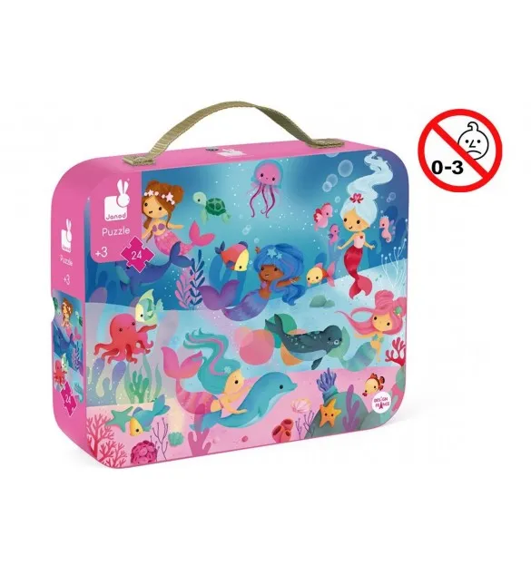 Puzzle sirènes 24 pcs - Janod