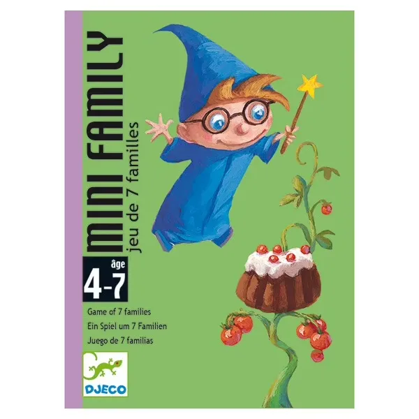 Jeu de cartes de 7 familles Mini Family - Djeco