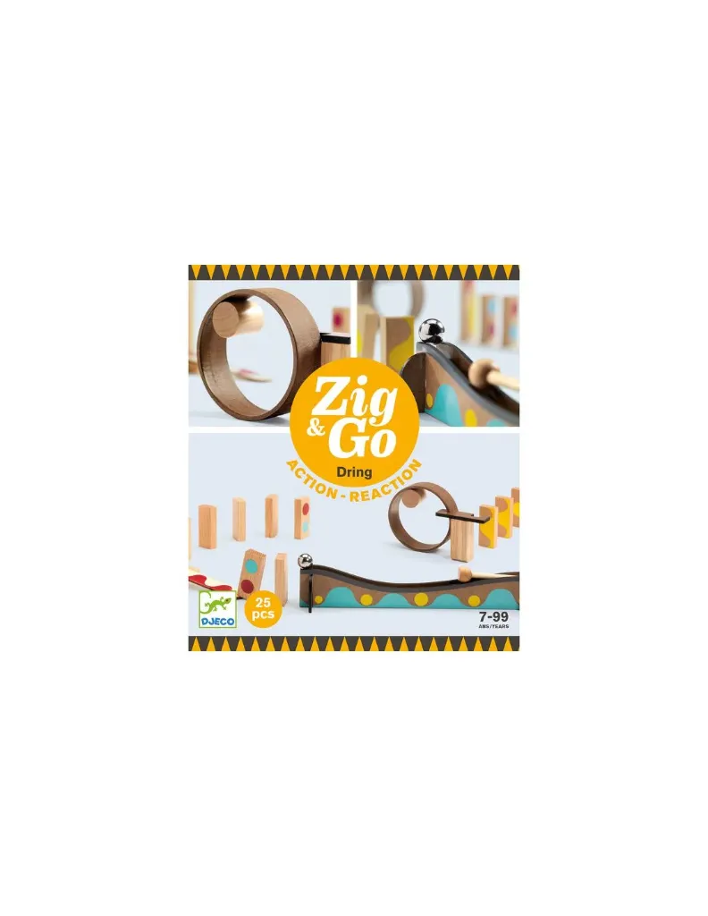 jeu de construction Zig & Go 25 pièces - Djeco